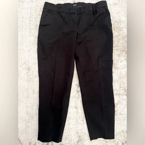 J. Crew Cafe Capri Pants- Black Size 10